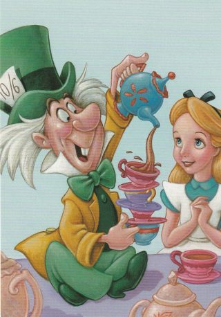 Alice & the Mad Hatter – USPS Postcard