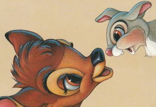 Bambi & Thumper – USPS Postcard