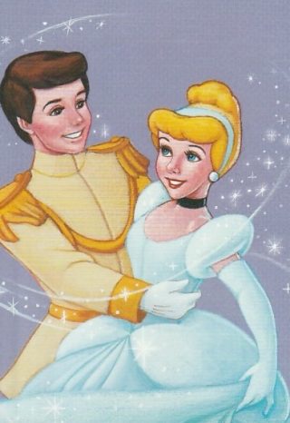 Cinderella & Prince Charming – USPS Postcard