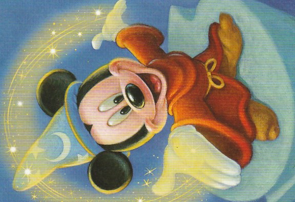Mickey Mouse as the Sorcerer’s Apprentice – USPS Postcard