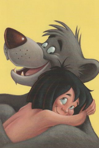 Mowgli and Baloo – USPS Postcard