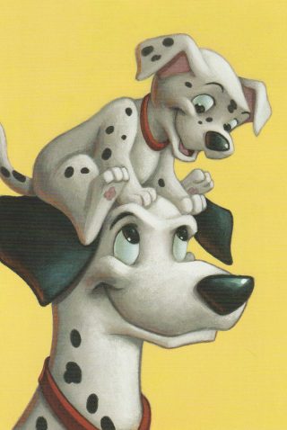 Pongo and Pup – USPS Postcard