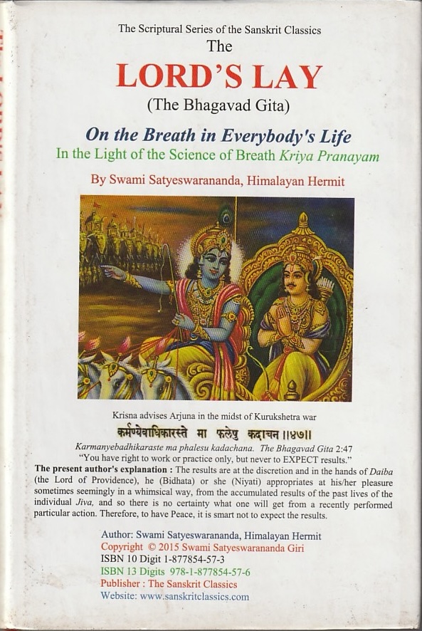 The Lords Lay (Bagavad Gita) - Sri Swami Satyeswarananda