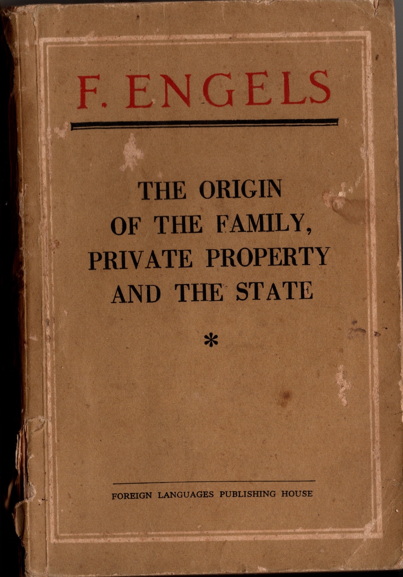 the origin of family private property and the sate