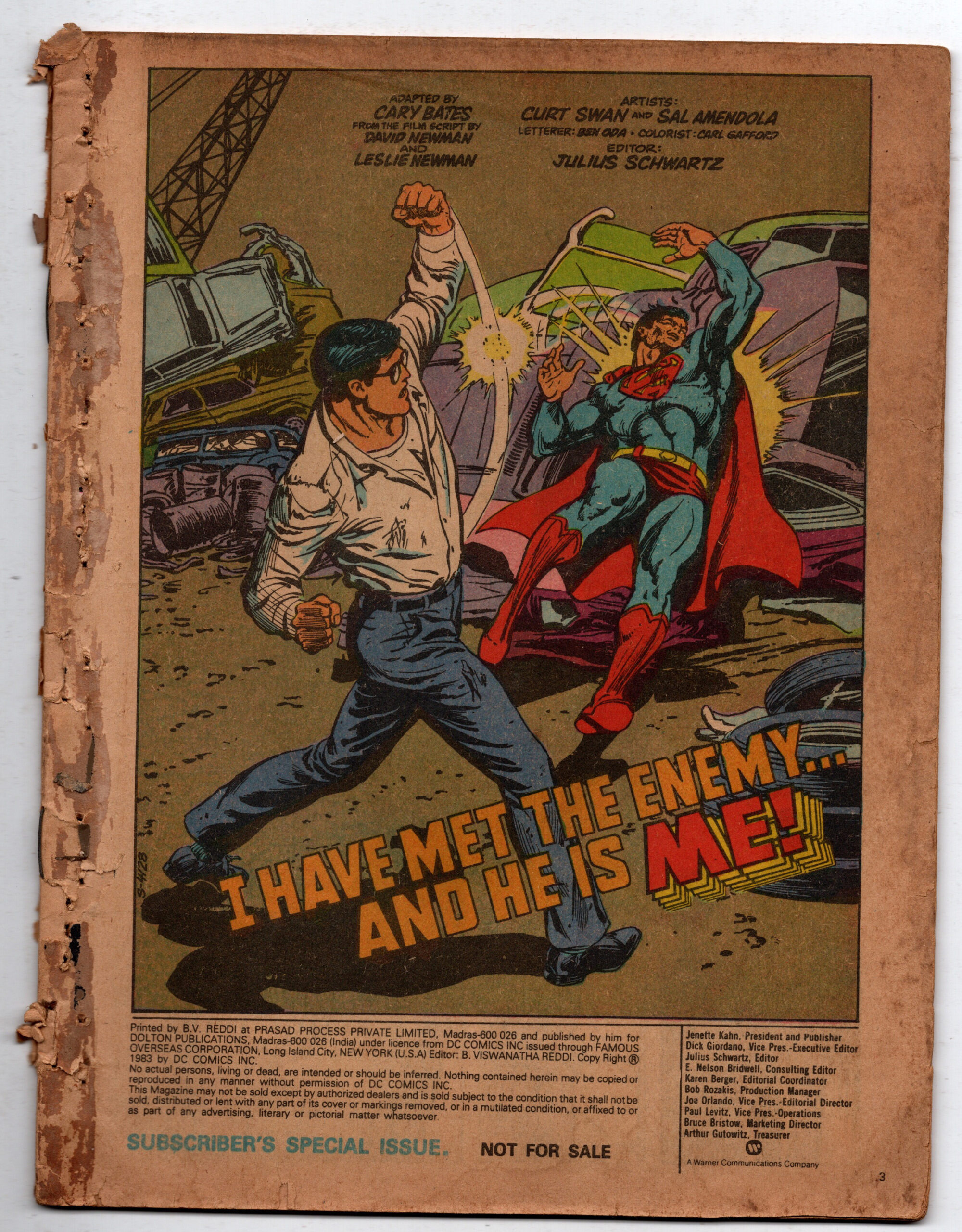 I have met my enemy and it is me! (Superman)