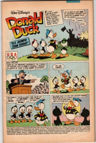 donald duck olympics