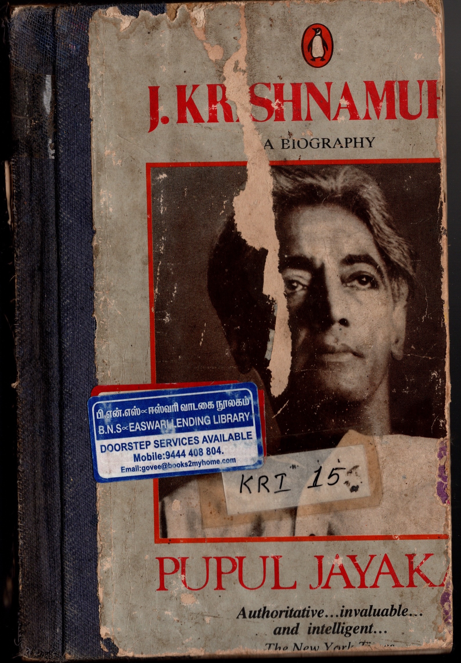 j krishnamurthy - a biography