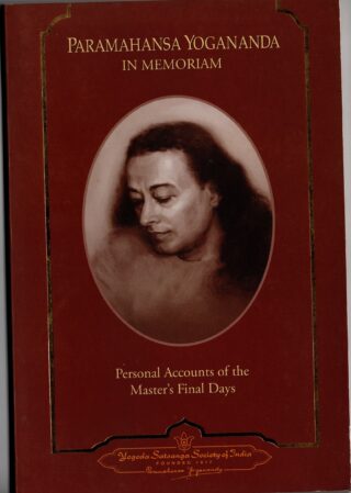 paramahansa yogananda - in memoriam